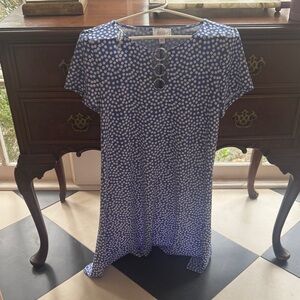 Polka Dot Blue Dress